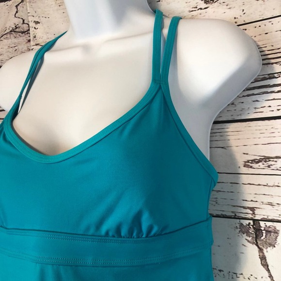 Athleta Coastline Swim Dress in blue size small - Picture 6 of 12